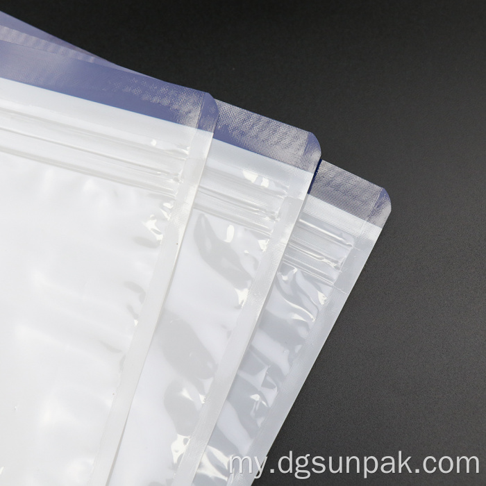 Frosted ziplock ပေါင် Mylar zip ပလပ်စတစ်အိတ်များ